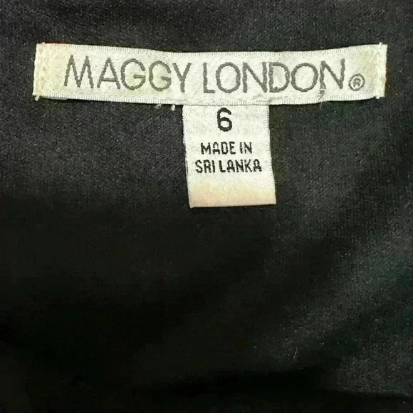 Maggy London Ombré Paisley Print Dress Size 6 - Picture 7 of 7